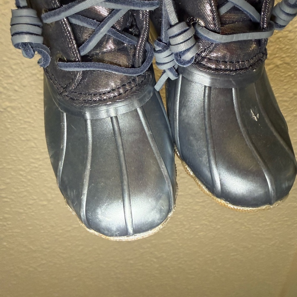 Sperry Saltwater boot/blue girls size 9months - Picture 3 of 7